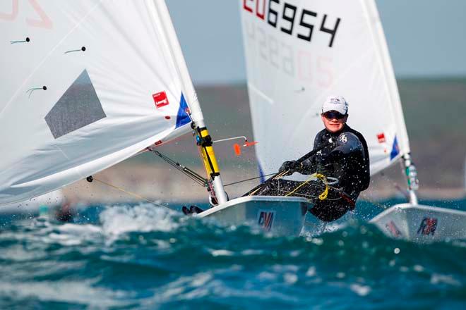 Jamie Calder,Laser Radial,GBR 204019 - 2014 RYA Youth National Championships ©  Paul Wyeth / RYA http://www.rya.org.uk